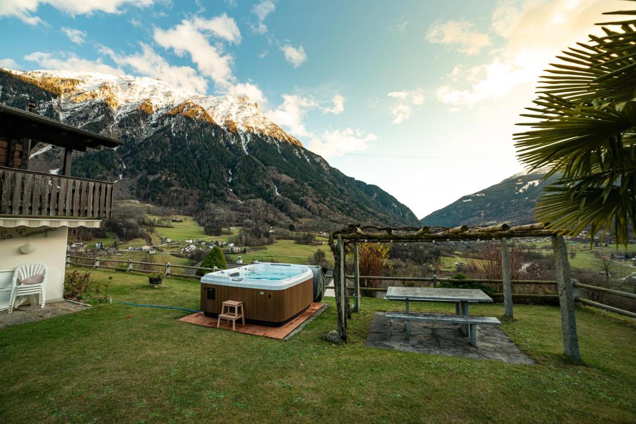 Modern Charme Studio In Chalet Villa Ponto Valentino Eksteriør bilde